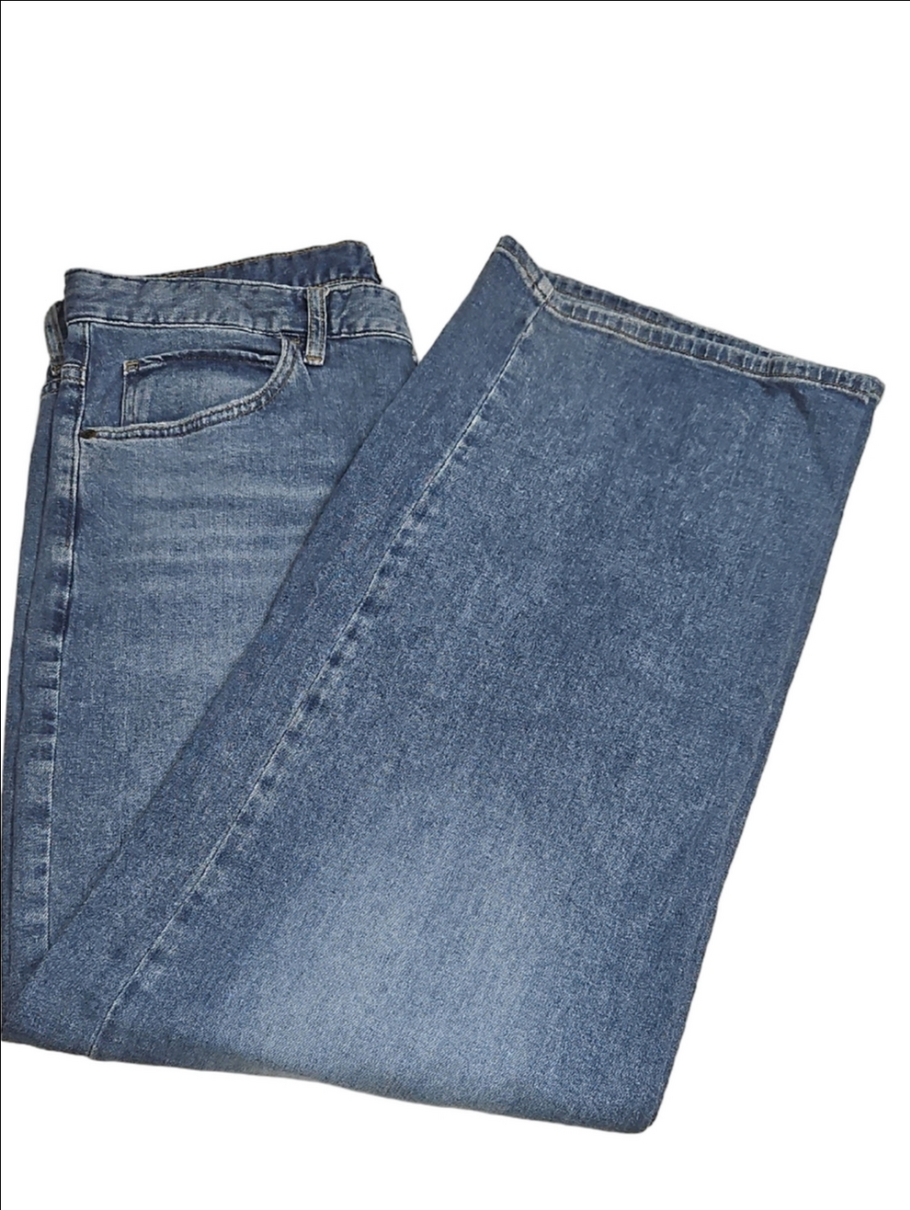 Lee Heritage Loose Fit Wide Legged High Rise Jeans Size 12